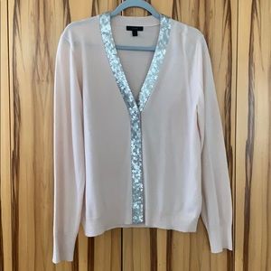 JCREW pale pink 100% merino wool